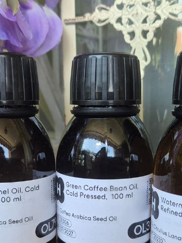 green coffee bean oil skincare